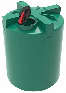 Пластиковая емкость ЭкоПром T 5000 с откидной крышкой (Зеленый) 0